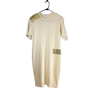 Vintage Michael Collection Santana Knit Midi Dress Wool Blend